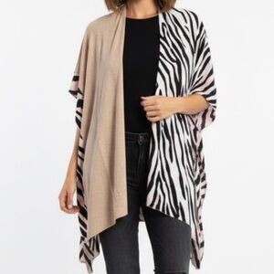 SAY WHAT ? Animal print shell one size